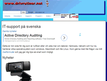 Tablet Screenshot of drivrutiner.net